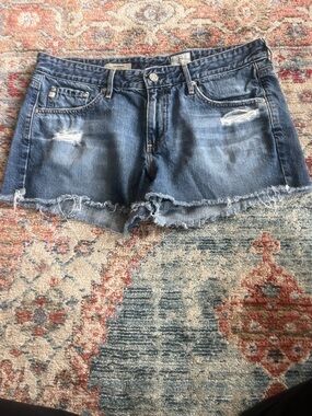 AG-Adriano Goldschmied The Bonnie relaxed shorts- size 30